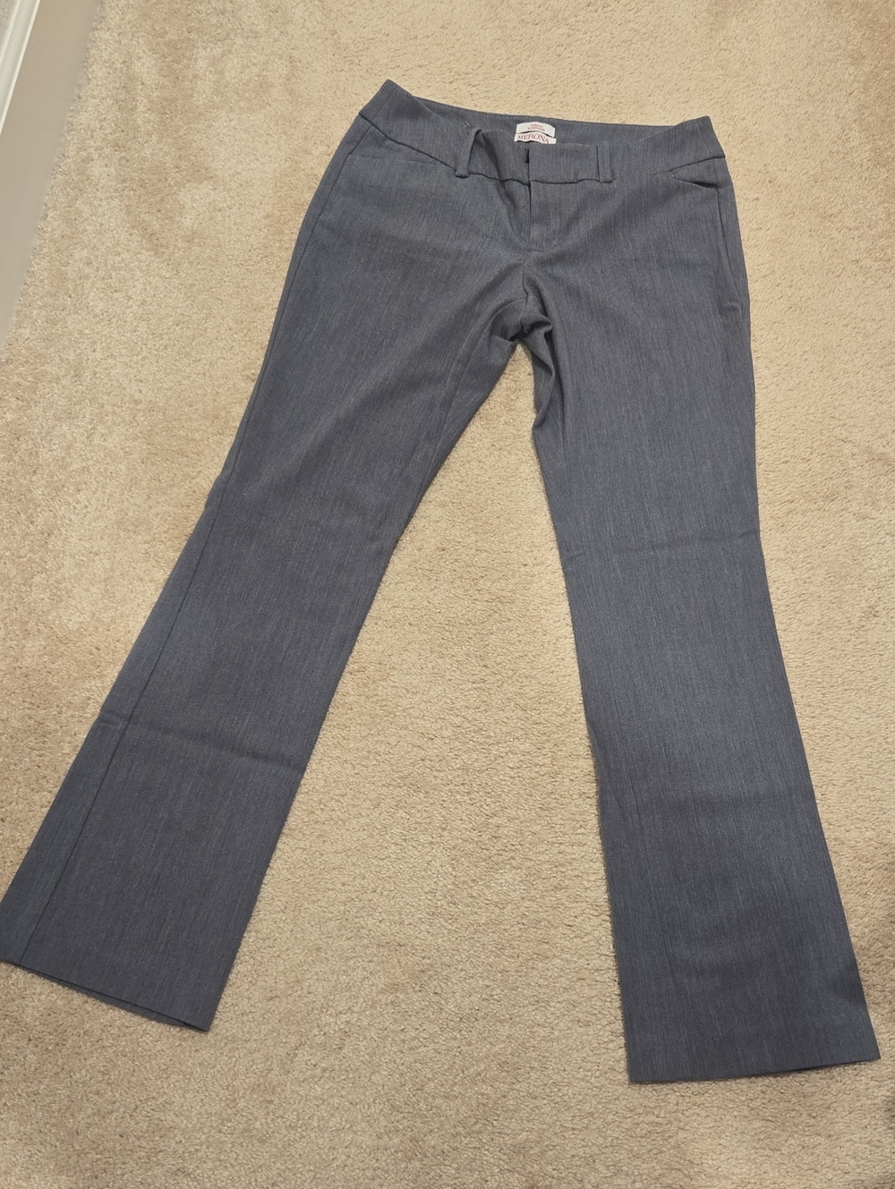 Merona Women's Boot-Cut Dress Pants - Charcoal Gray